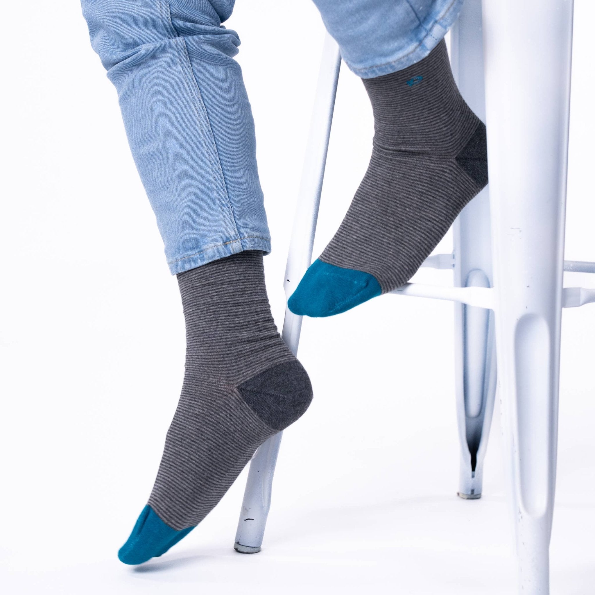 Combed Cotton Striped Socks Rock - Boutique Bubbles