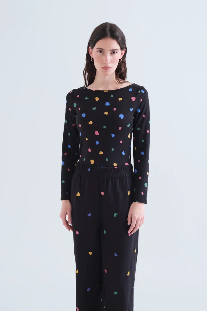 COMPANIA FANTASTICA - Candy Prt L/S T-Shirt - 63C/11045 - Boutique Bubbles
