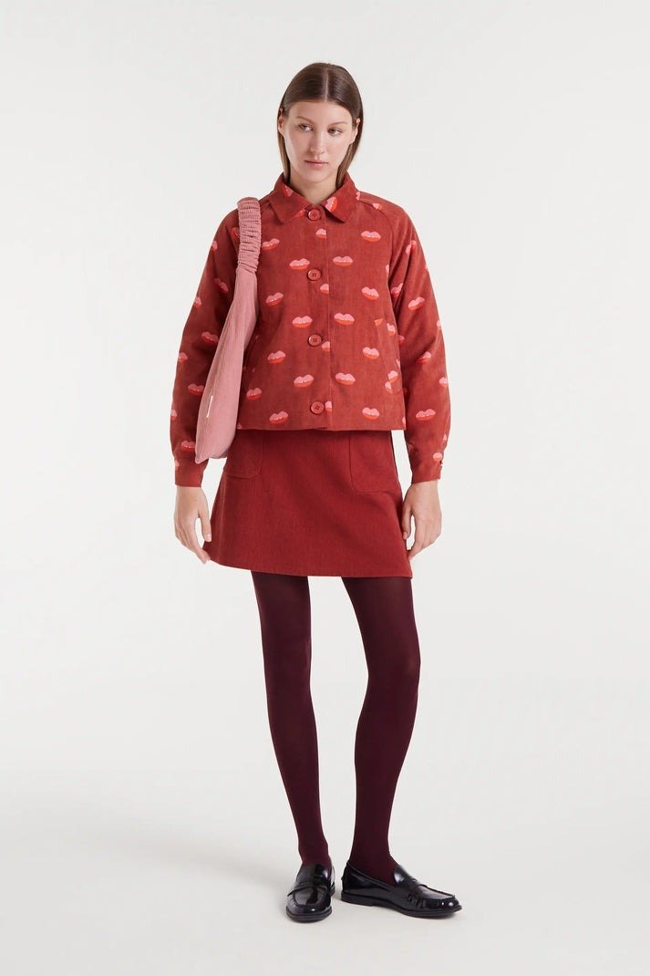 COMPANIA FANTASTICA - Corduroy Short Skirt - 53C/11042 - Boutique Bubbles