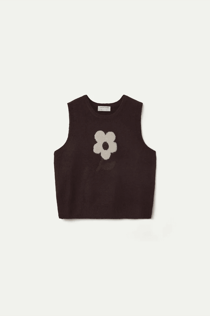 COMPANIA FANTASTICA - Flower Vest - 63C/10236 - Boutique Bubbles