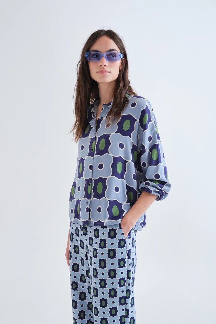 COMPANIA FANTASTICA - Iverness Prt Shirt - 63C/43005 - Boutique Bubbles