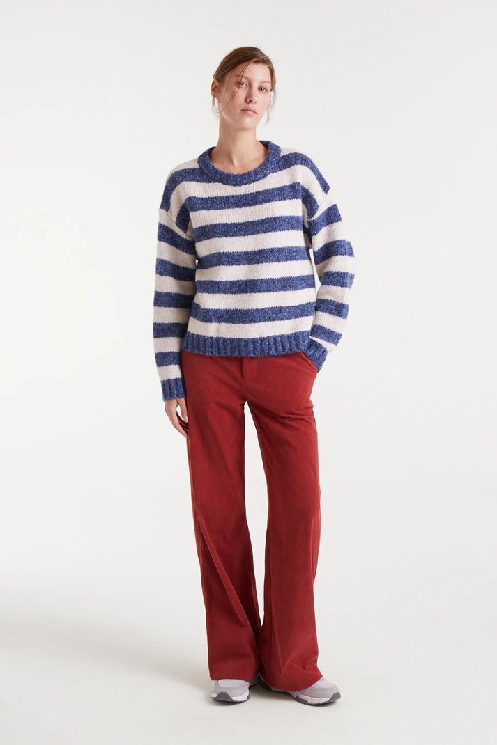 COMPANIA FANTASTICA - Jumper 2 Tone Stripes - 53C/10315 - Boutique Bubbles