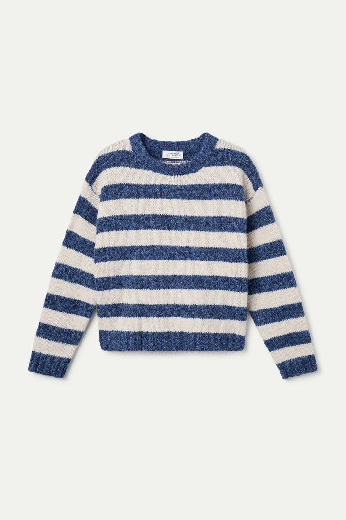 COMPANIA FANTASTICA - Jumper 2 Tone Stripes - 53C/10315 - Boutique Bubbles