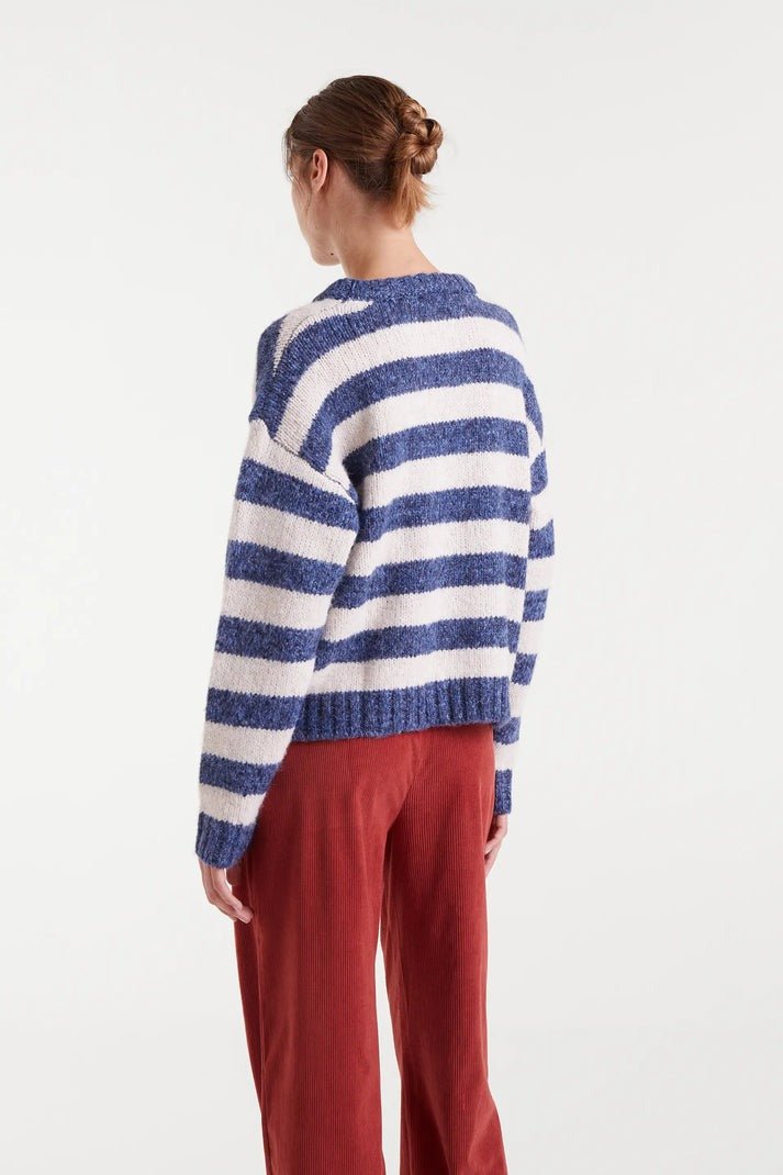 COMPANIA FANTASTICA - Jumper 2 Tone Stripes - 53C/10315 - Boutique Bubbles