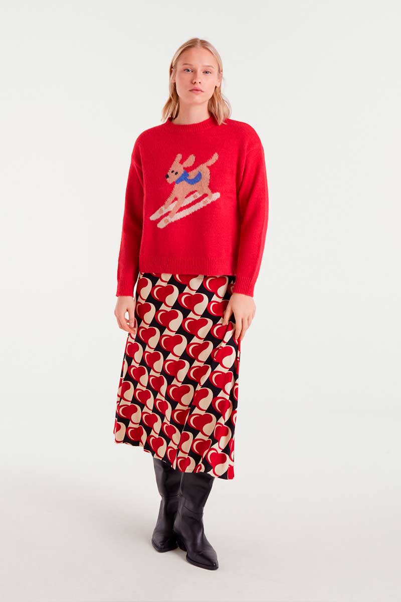 COMPANIA FANTASTICA - Skiing Jumper Jacquard - 54C/10285 - Boutique Bubbles