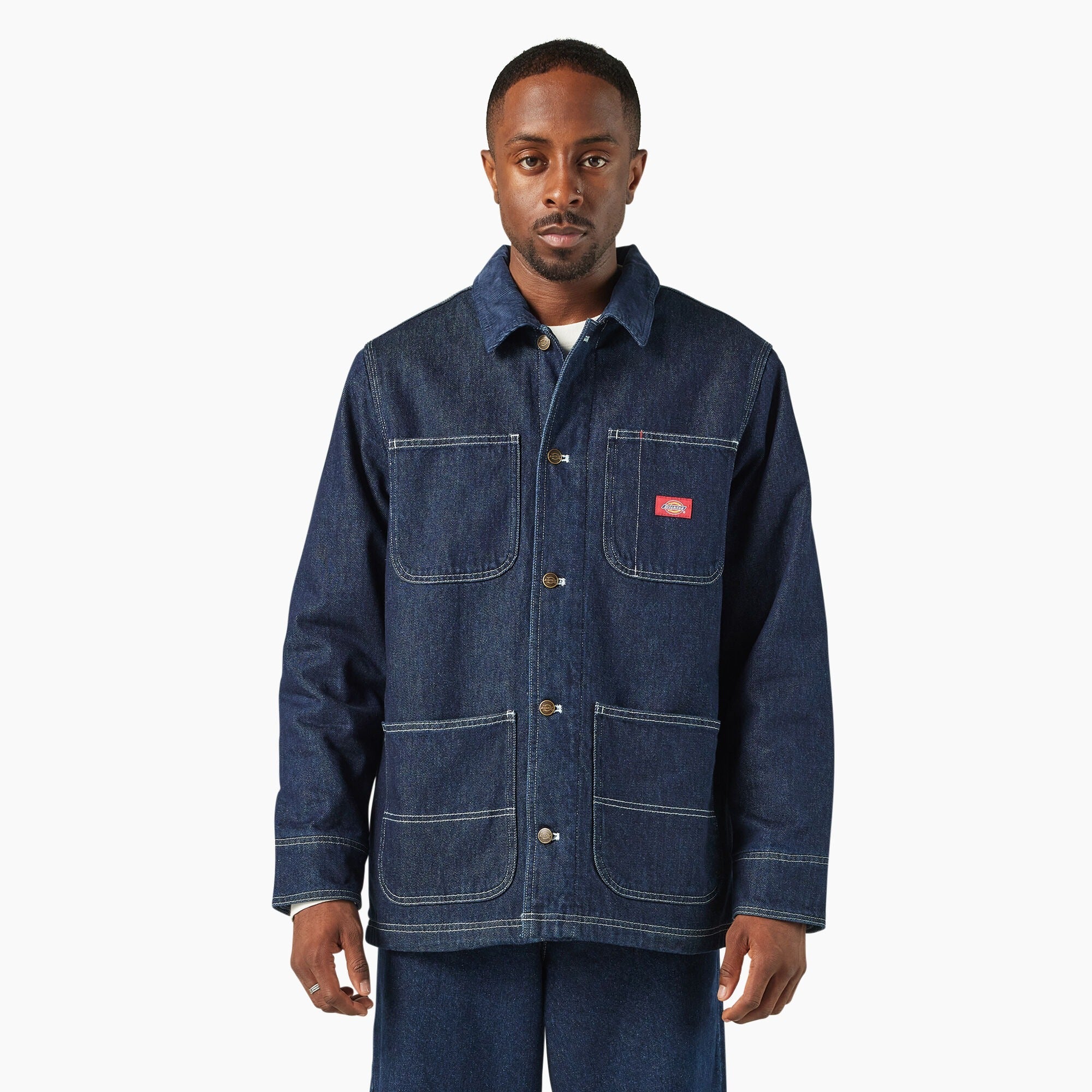 DICKIES - MENS DENIM BLANKET LINED CHORE COAT - A861B - Boutique Bubbles