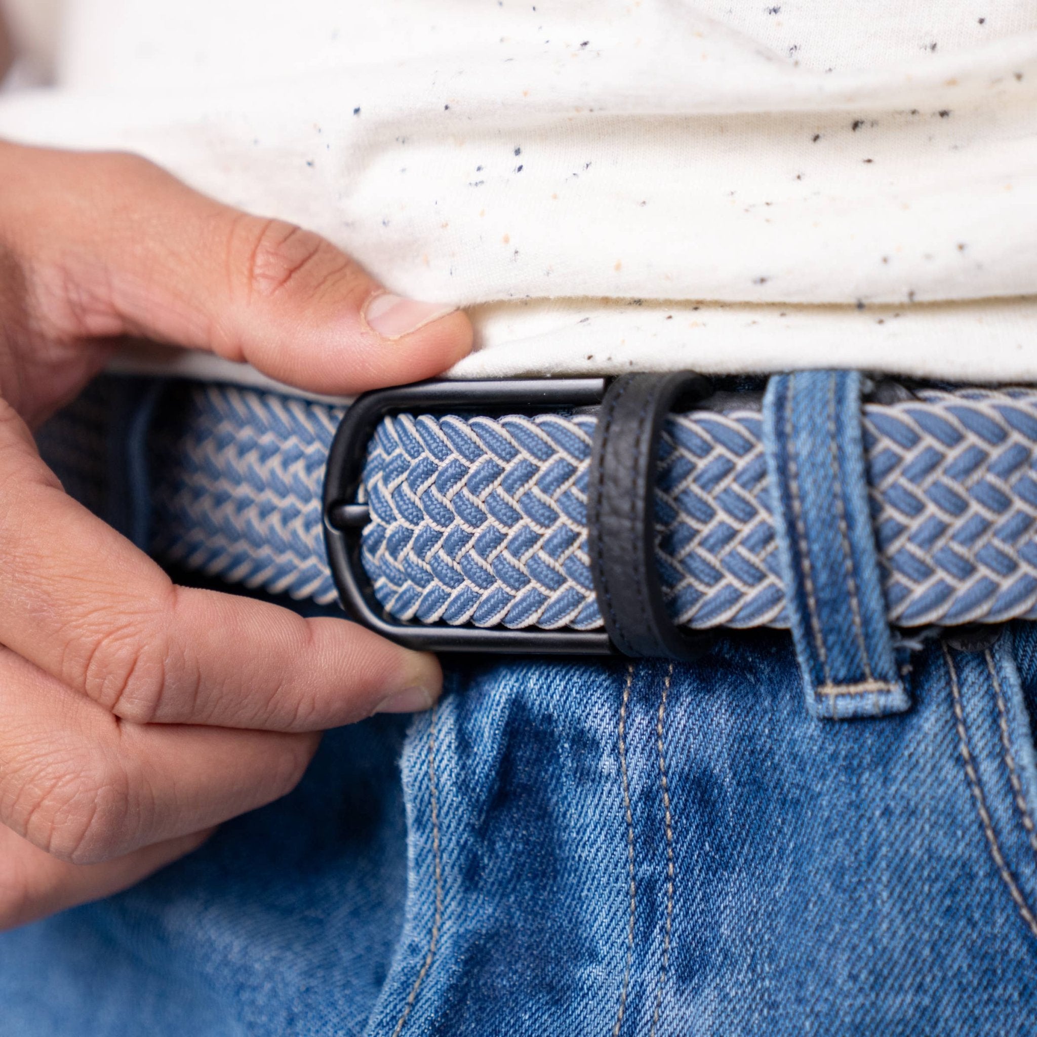 Elastic braided belt - Chicago - Boutique Bubbles