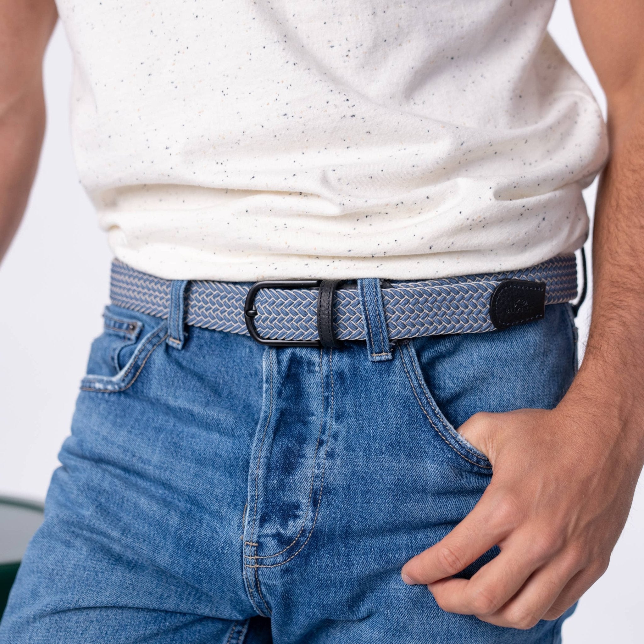 Elastic braided belt - Chicago - Boutique Bubbles