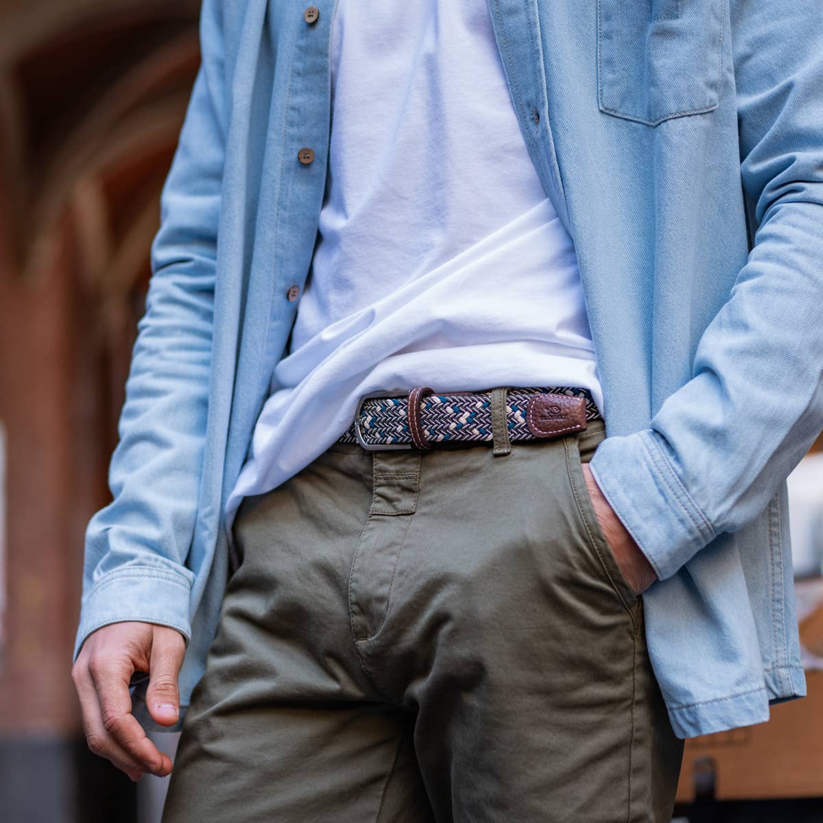 Elastic Braided Belt Glasgow - Boutique Bubbles