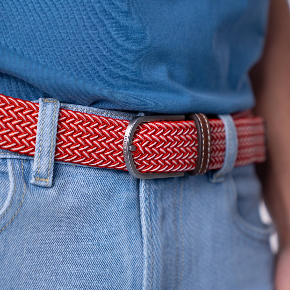 Elastic braided elastic belt - London - Boutique Bubbles