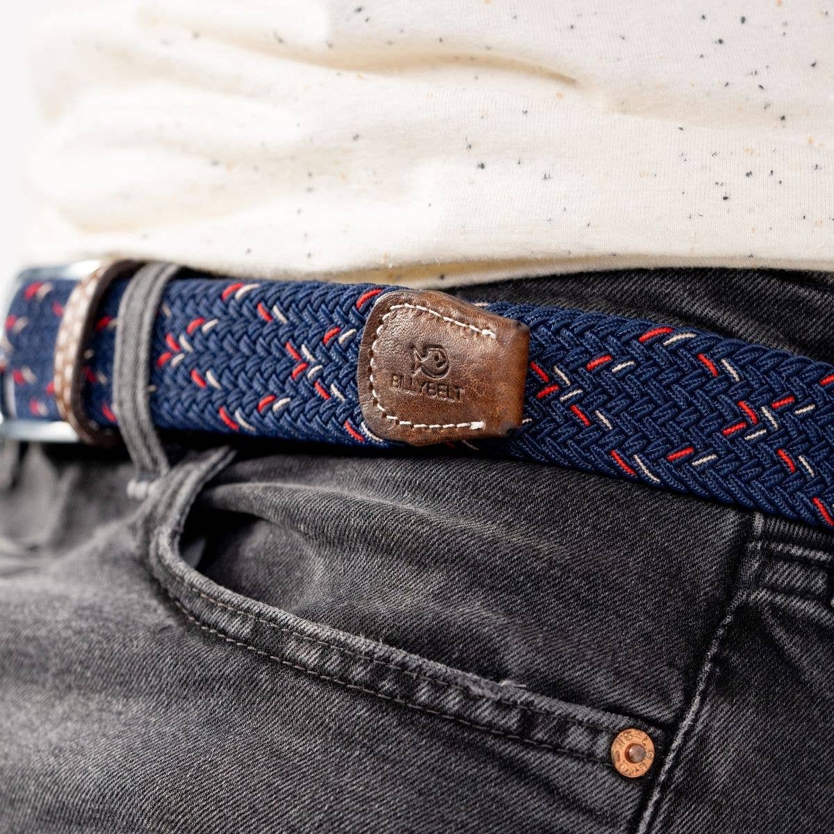 Elastic Braided Oxford Belt - Boutique Bubbles