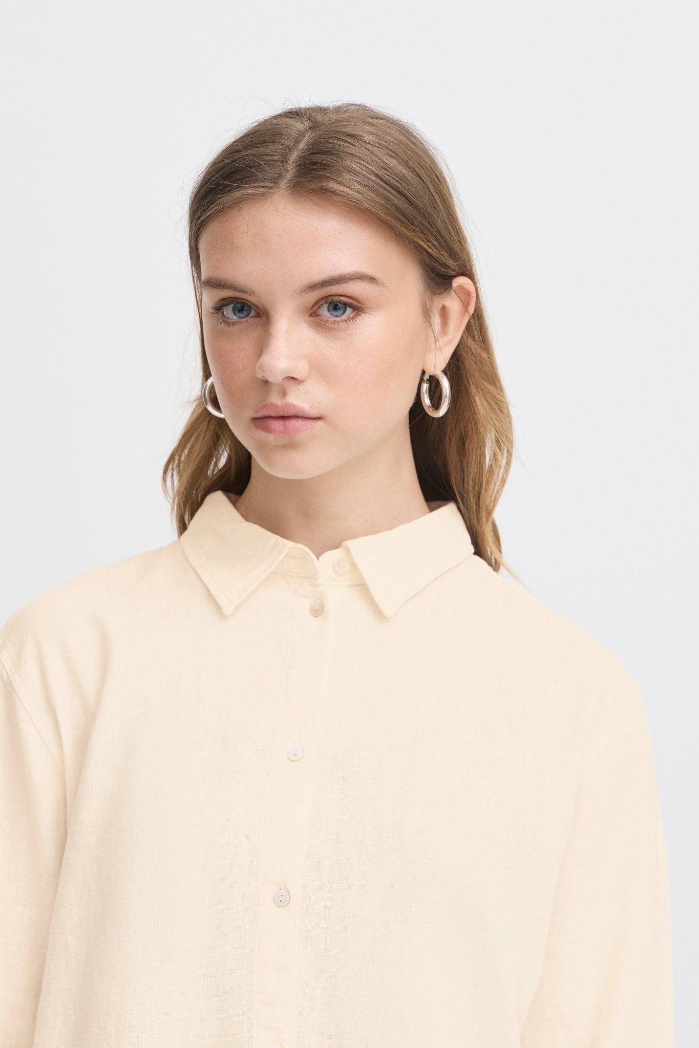 ICHI - IHLINNO Long sleeved shirt - 20122920 - Boutique Bubbles