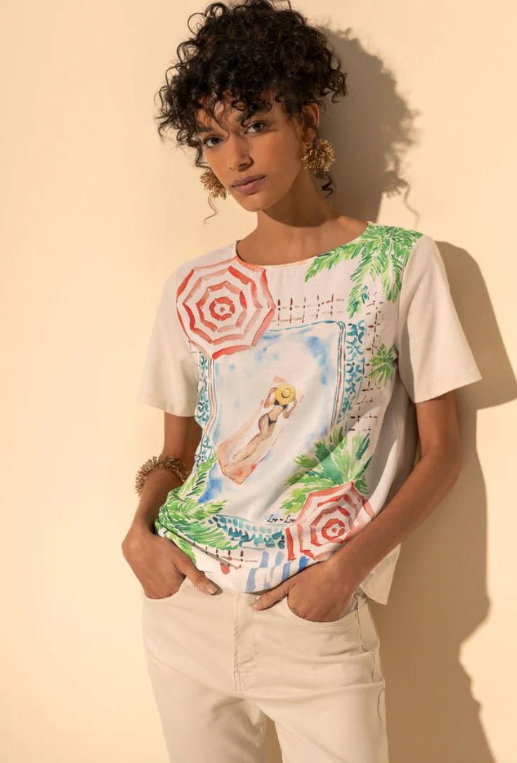 LEZ A LEZ - Top Beige Alhambra - 5033E - Boutique Bubbles