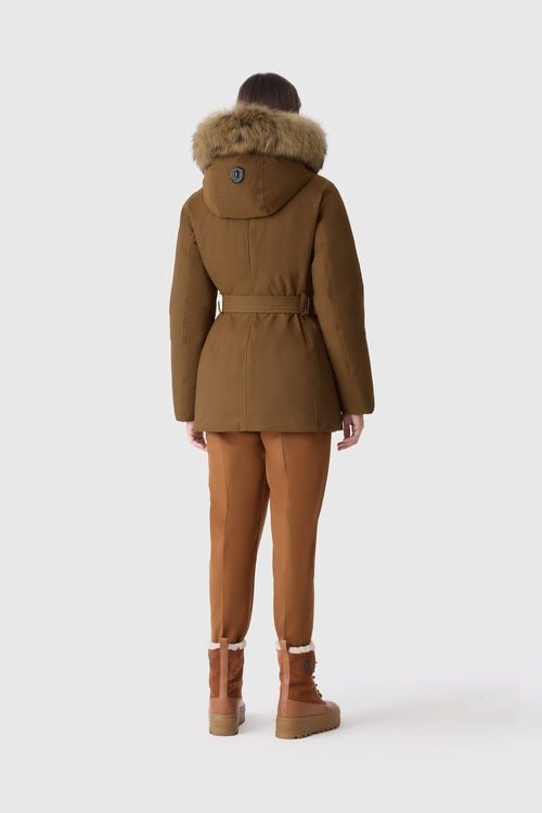 MACKAGE JENI - F - Down Parka With Removable Bib And Natural Fur - Boutique Bubbles