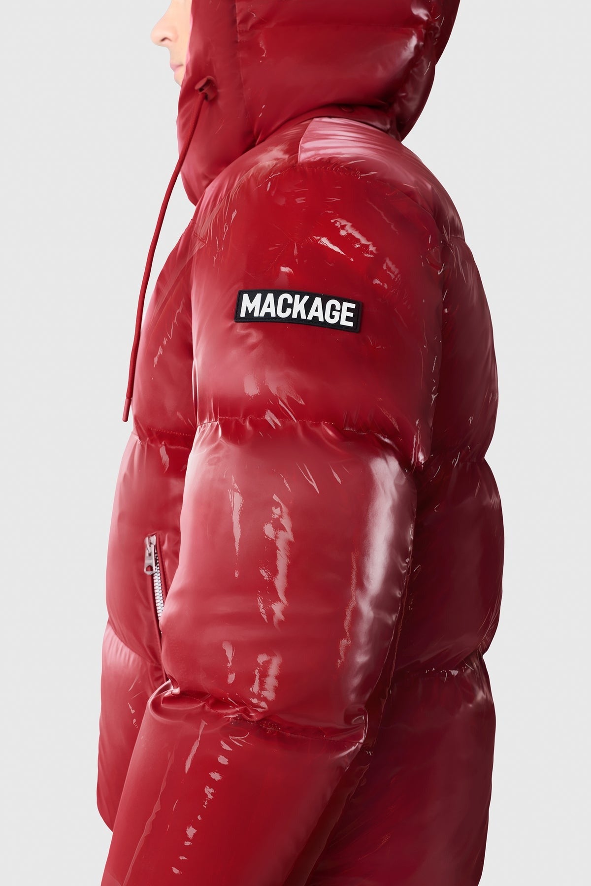 MACKAGE KENT - GLO - High - Gloss Hooded Down Jacket - Boutique Bubbles