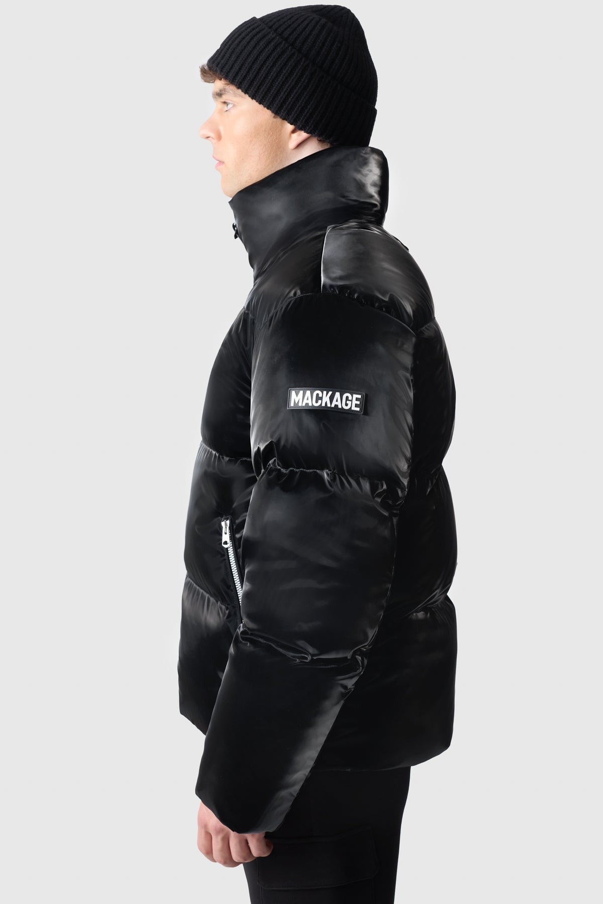 MACKAGE KENT - GLO - High - Gloss Hooded Down Jacket - Boutique Bubbles