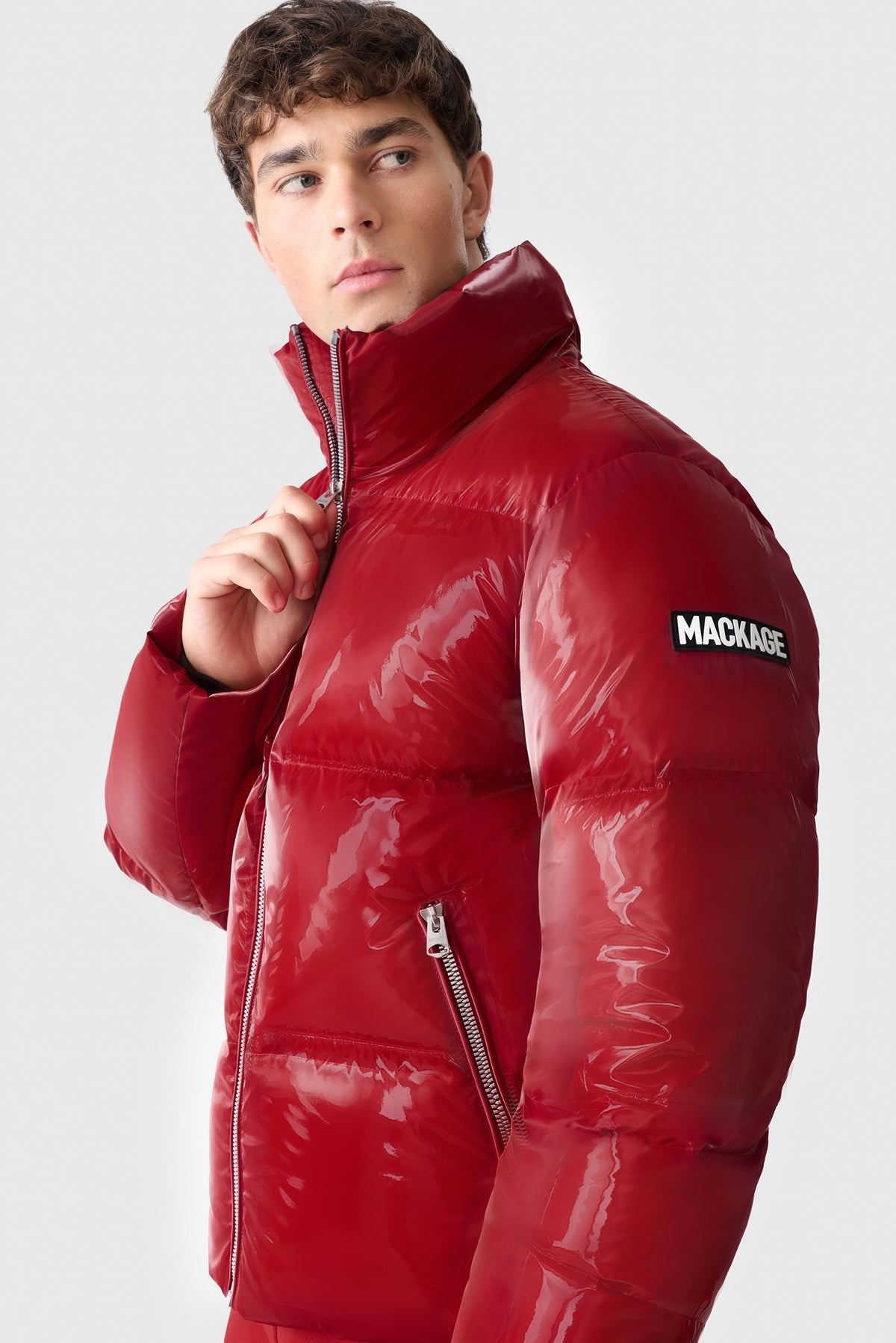 MACKAGE KENT - GLO - High - Gloss Hooded Down Jacket - Boutique Bubbles