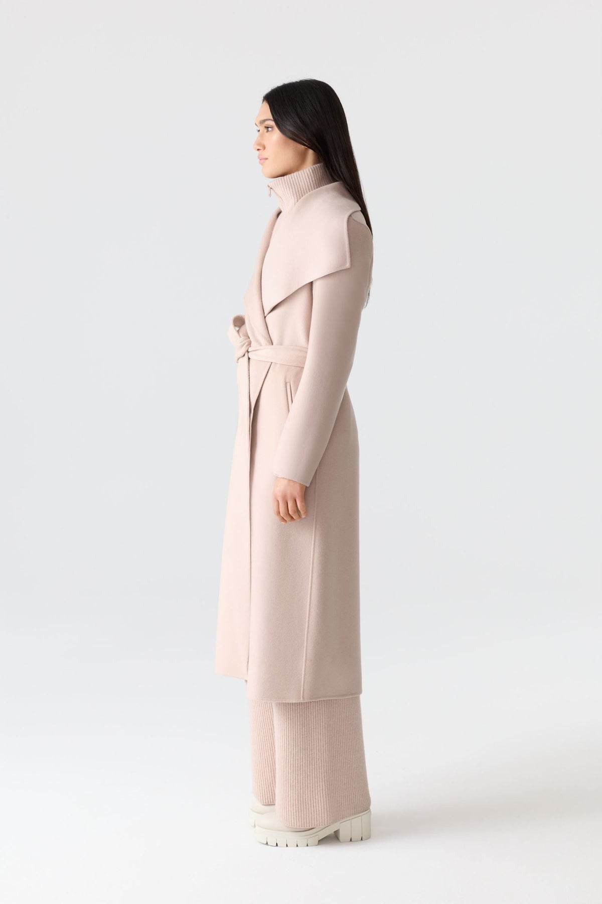 MACKAGE MAI - CN - Double - Face Wool Wrap Coat - Boutique Bubbles