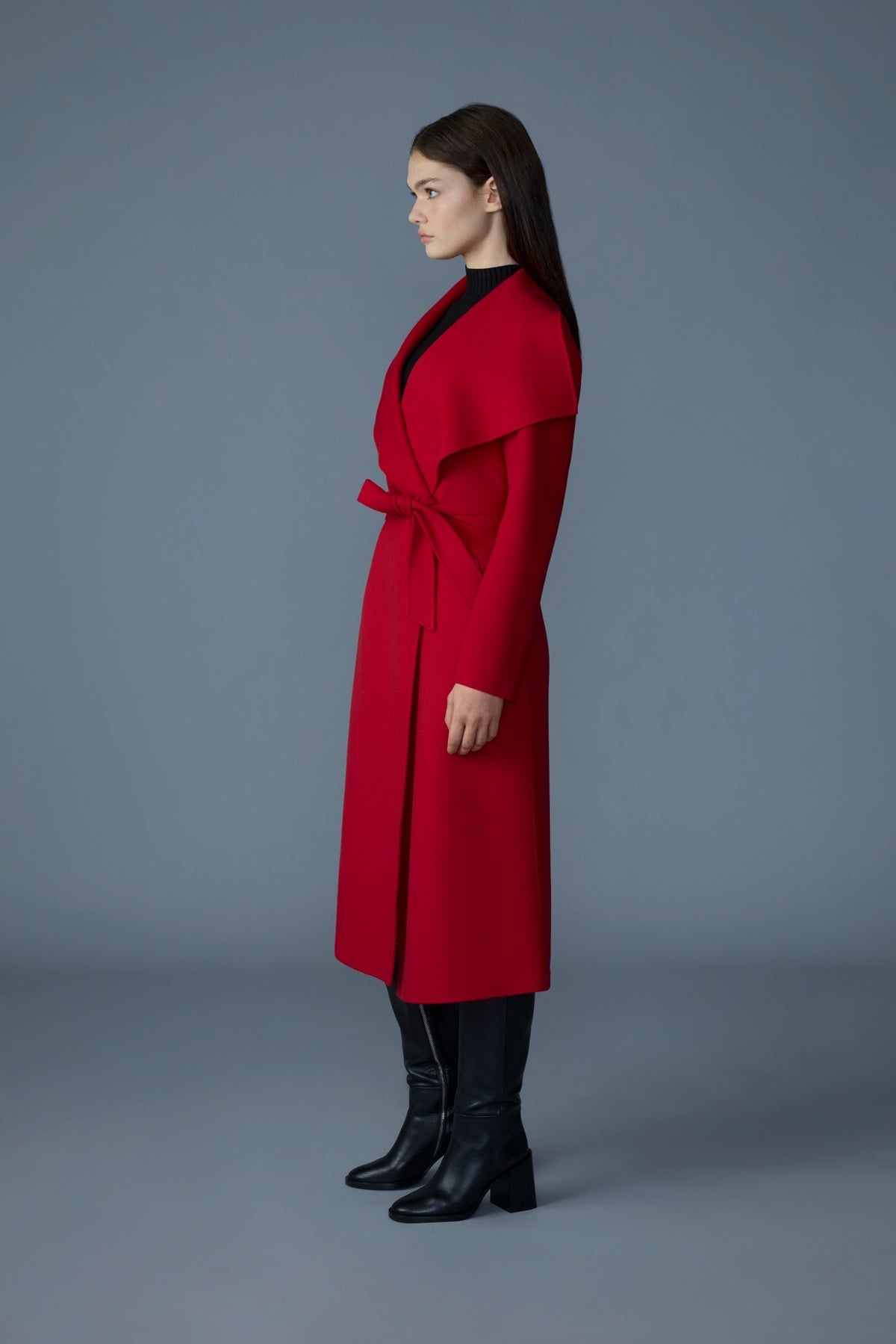 MACKAGE MAI - CN - Double - Face Wool Wrap Coat - Boutique Bubbles