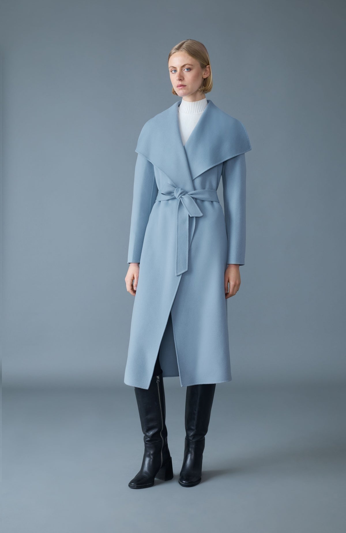 MACKAGE MAI - CN - Double - Face Wool Wrap Coat - Boutique Bubbles
