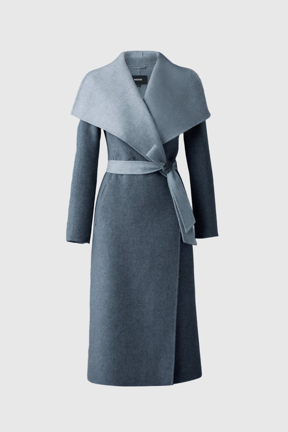 MACKAGE MAI - CN - Double - Face Wool Wrap Coat - Boutique Bubbles
