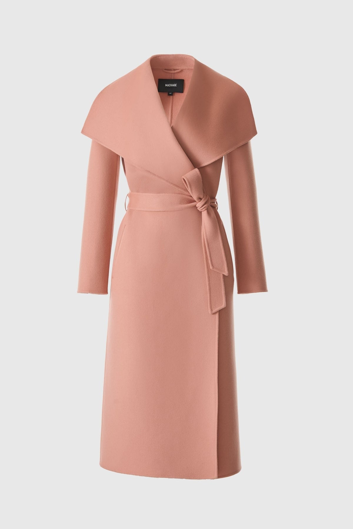 MACKAGE MAI - CN - Double - Face Wool Wrap Coat - Boutique Bubbles