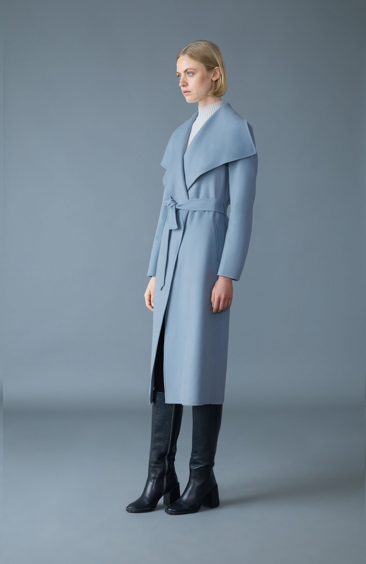 MACKAGE MAI - CN - Double - Face Wool Wrap Coat - Boutique Bubbles