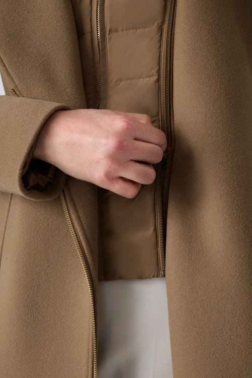 MACKAGE SHIA - SLB - 2 - in - 1 Double - Face Wool Coat With Removable Bib - Boutique Bubbles