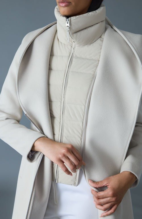 MACKAGE SHIA - SLB - 2 - in - 1 Double - Face Wool Coat With Removable Bib - Boutique Bubbles