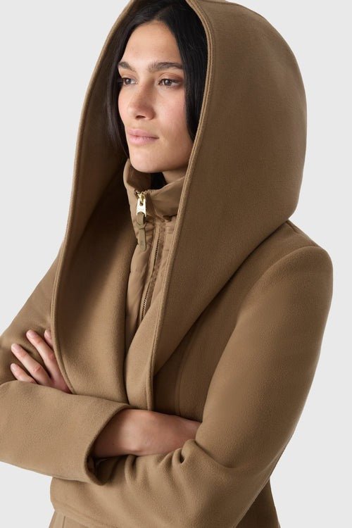 MACKAGE SHIA - SLB - 2 - in - 1 Double - Face Wool Coat With Removable Bib - Boutique Bubbles