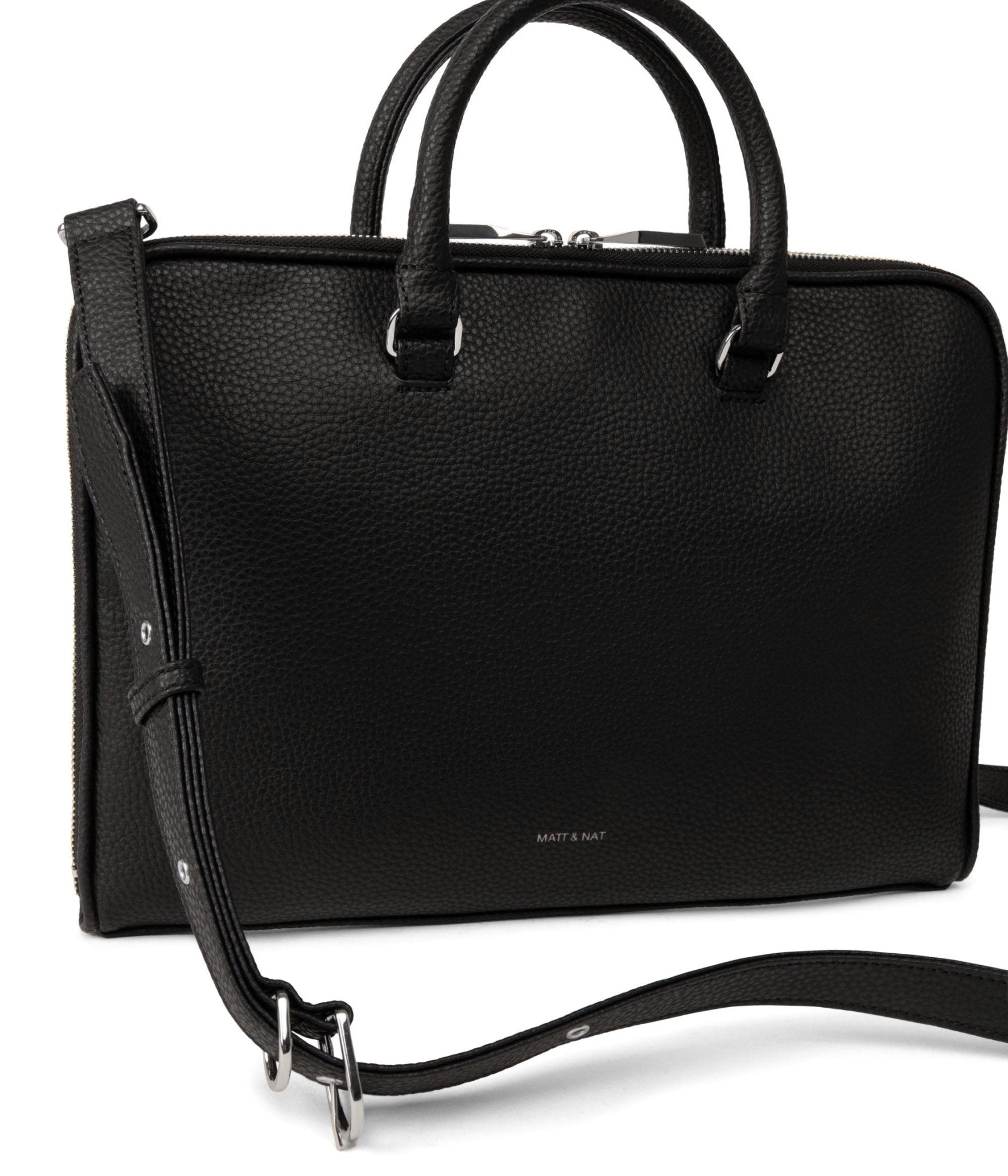 MATT&NAT - BELEM Vegan Briefcase - Grain - Boutique Bubbles