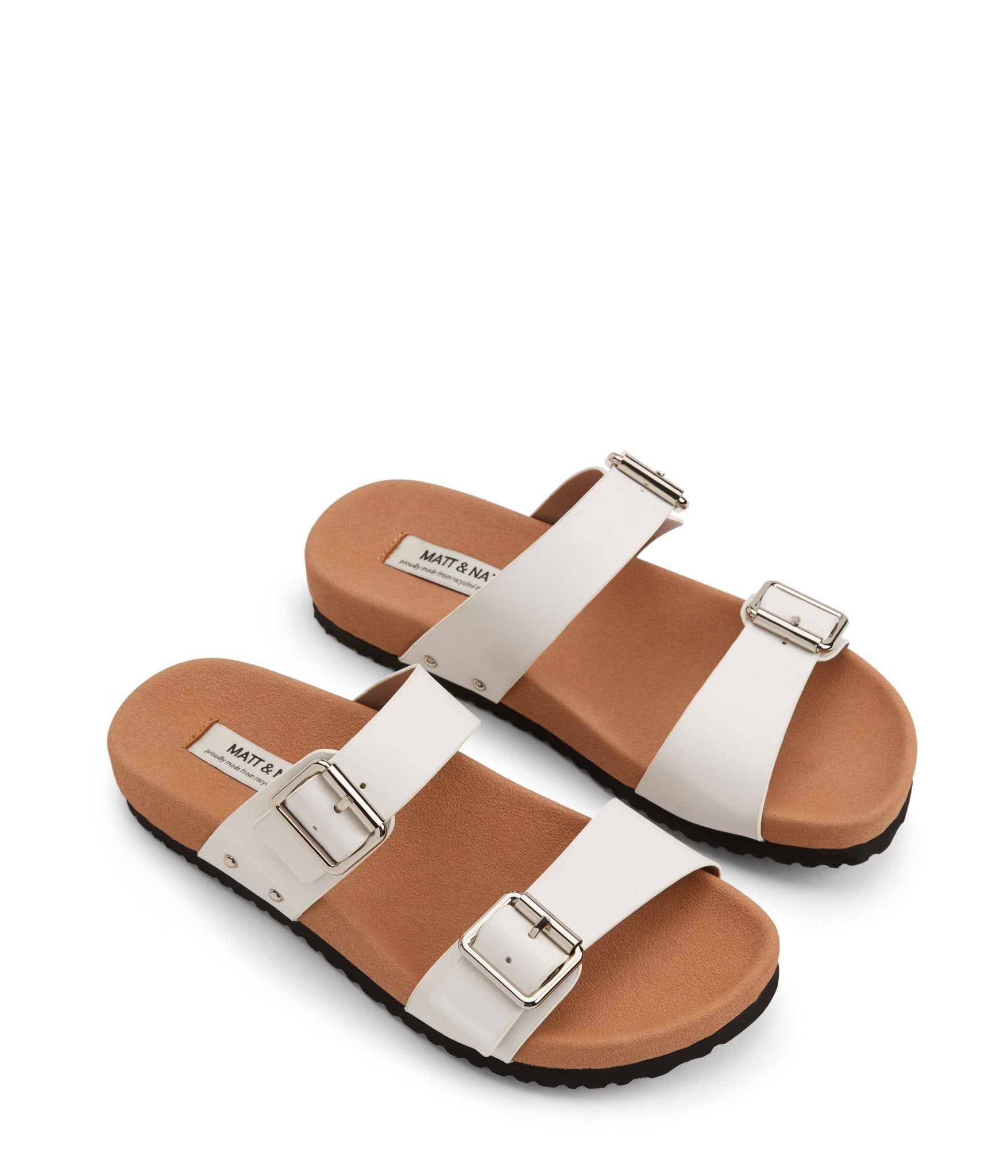 MATT&NAT - IBAKA Women's Vegan Buckle Sandals - Boutique Bubbles