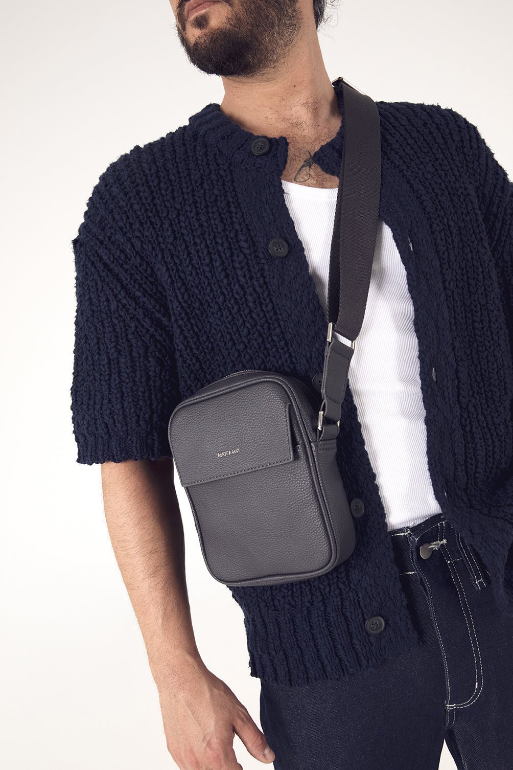 MATT&NAT - MAREO Vegan Crossbody Bag – Grain - Boutique Bubbles