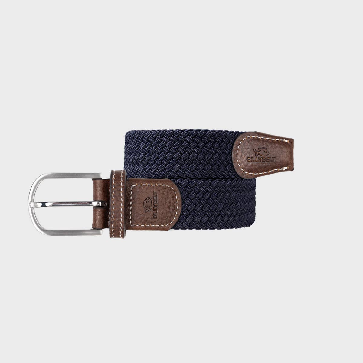 Navy Blue Elastic Braided Belt - Boutique Bubbles