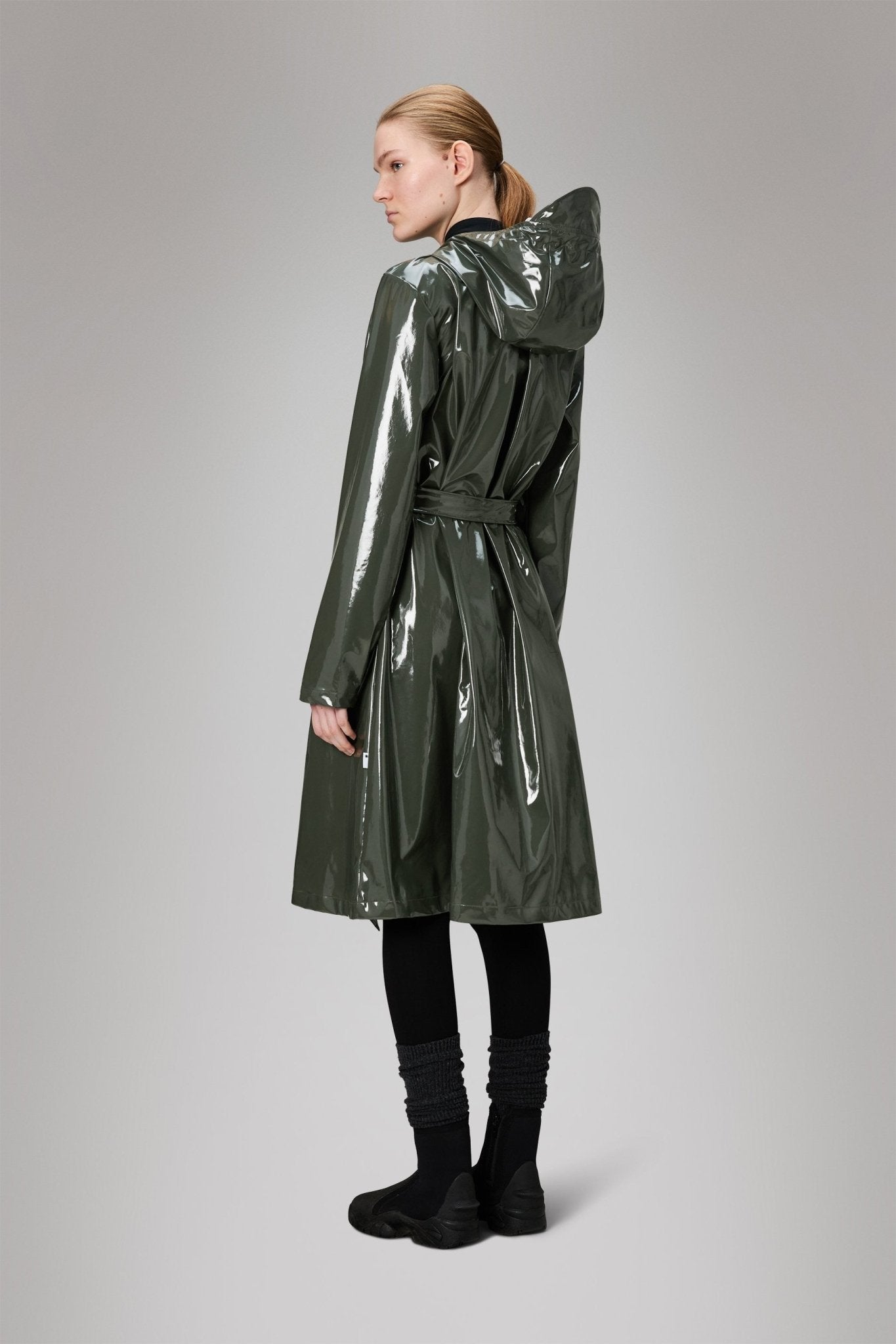 RAINS A - LINE Longer W Jacket W3 - Boutique Bubbles
