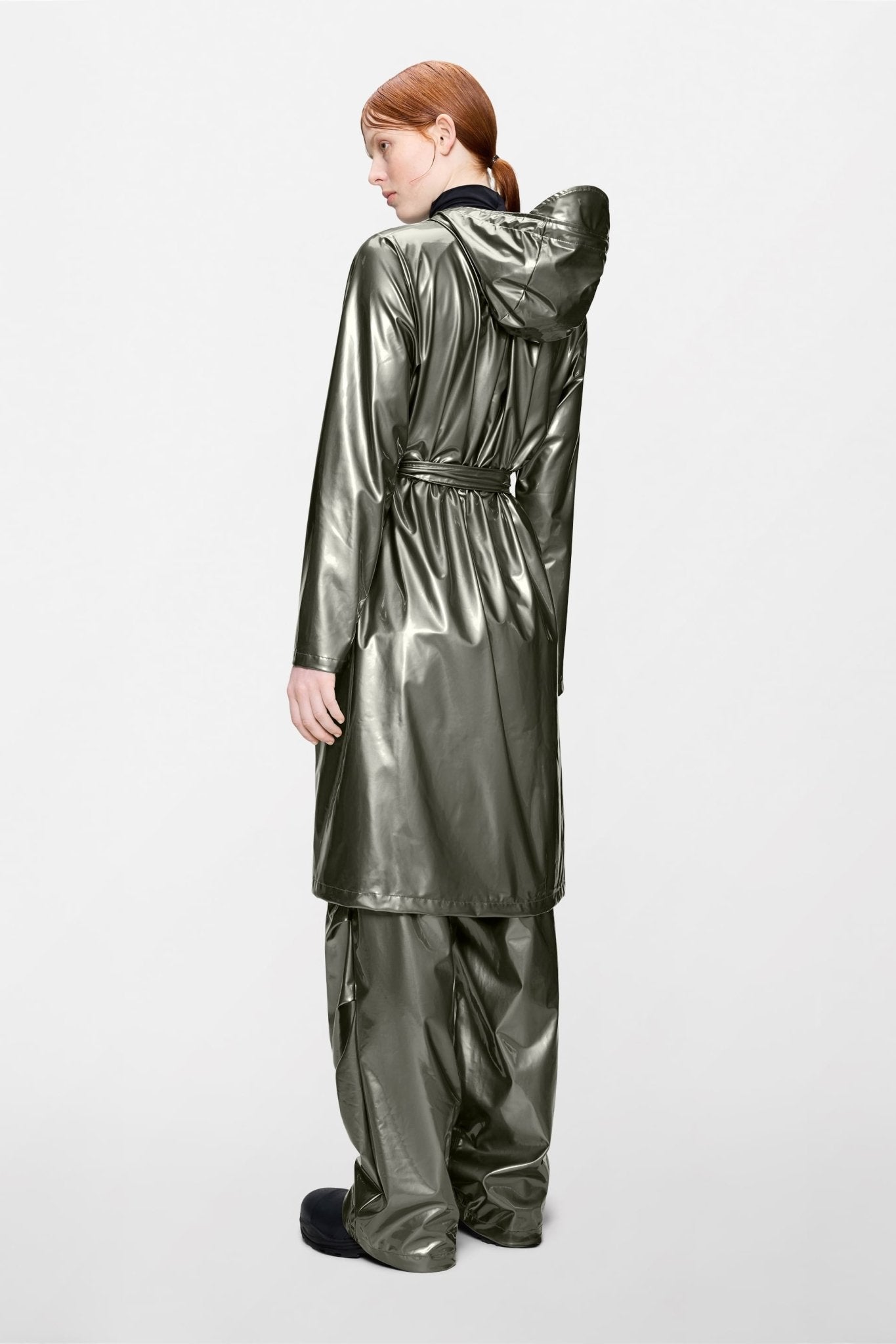 RAINS A - LINE Longer W Jacket W3 - Boutique Bubbles
