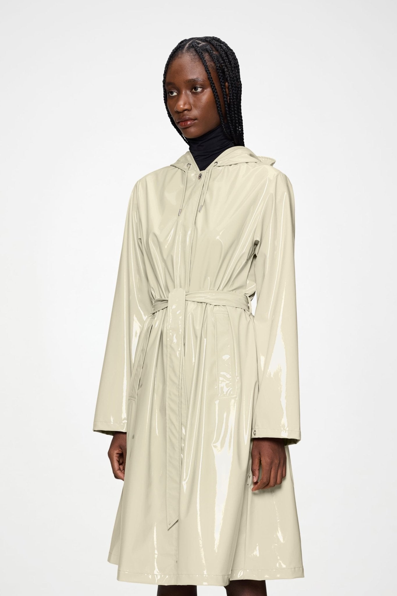 RAINS A - LINE Longer W Jacket W3 - Boutique Bubbles