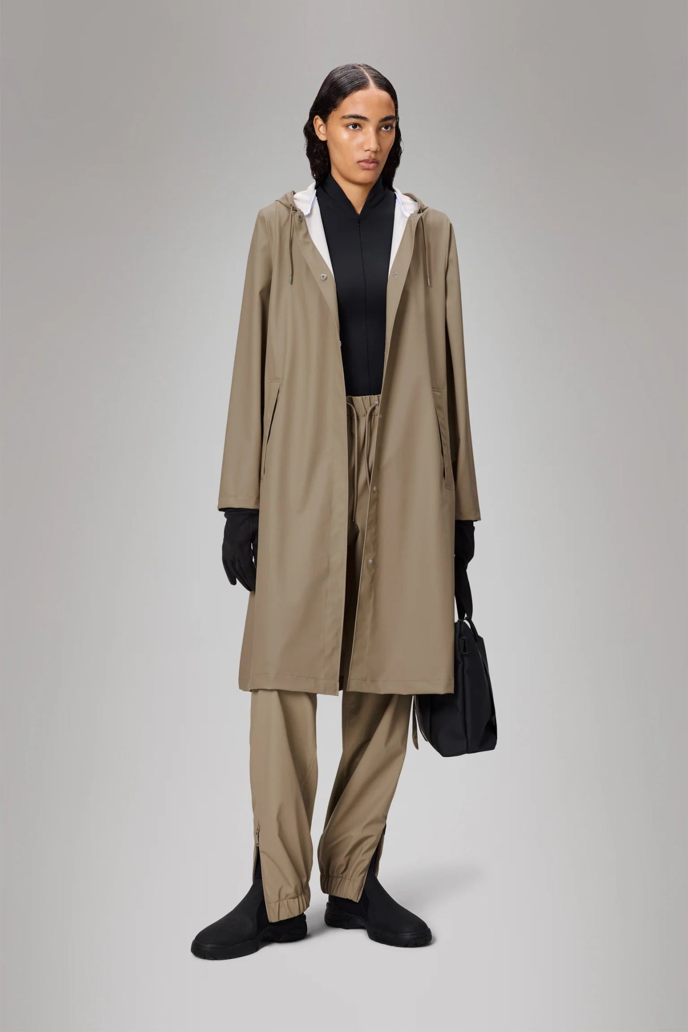RAINS A - LINE Longer W Jacket W3 - Boutique Bubbles