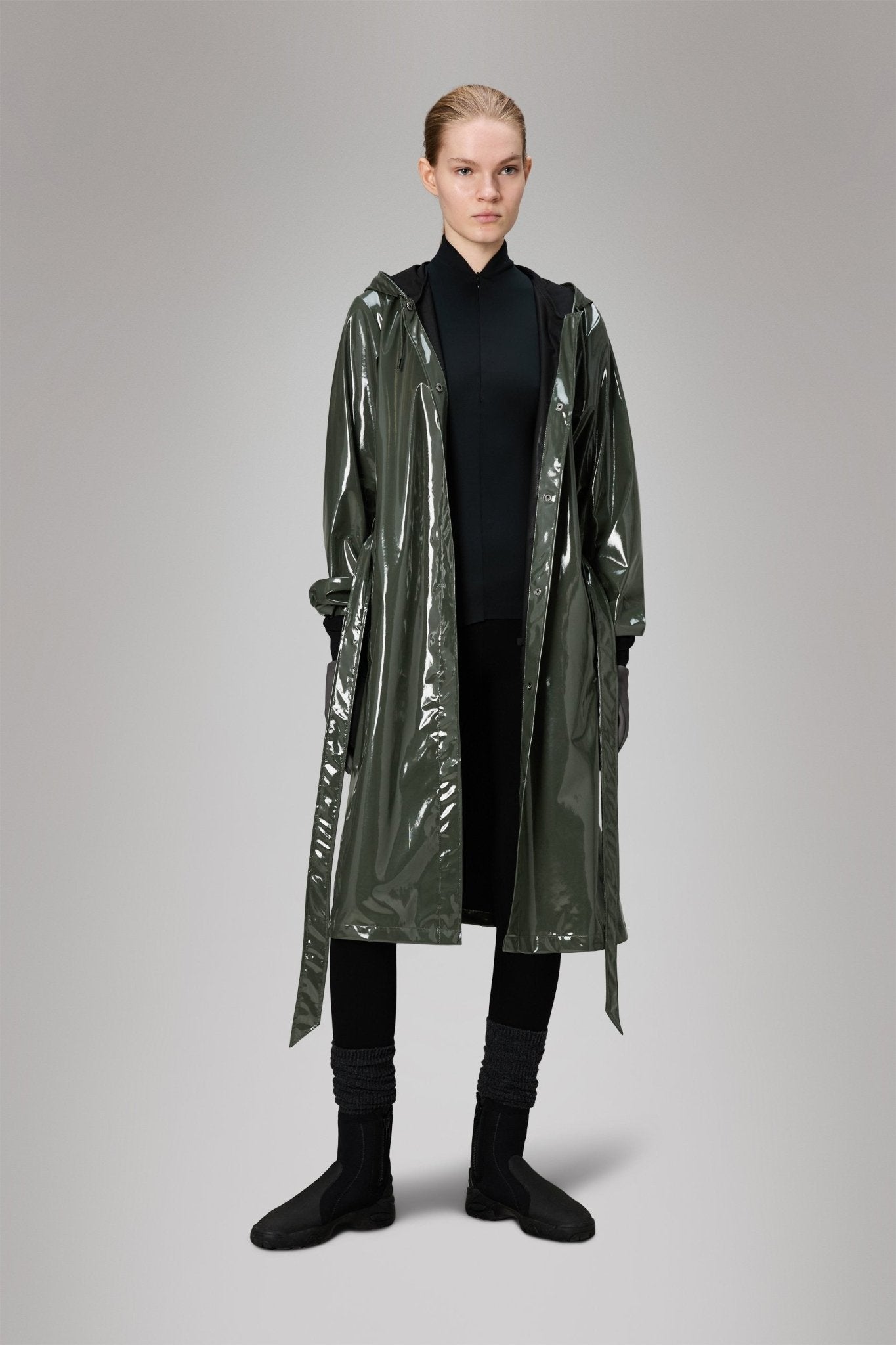 RAINS A - LINE Longer W Jacket W3 - Boutique Bubbles