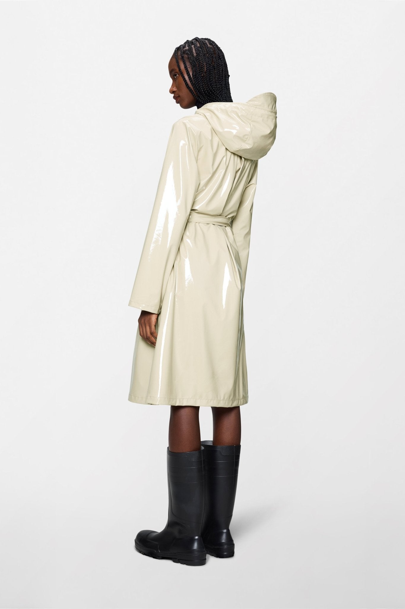 RAINS A - LINE Longer W Jacket W3 - Boutique Bubbles