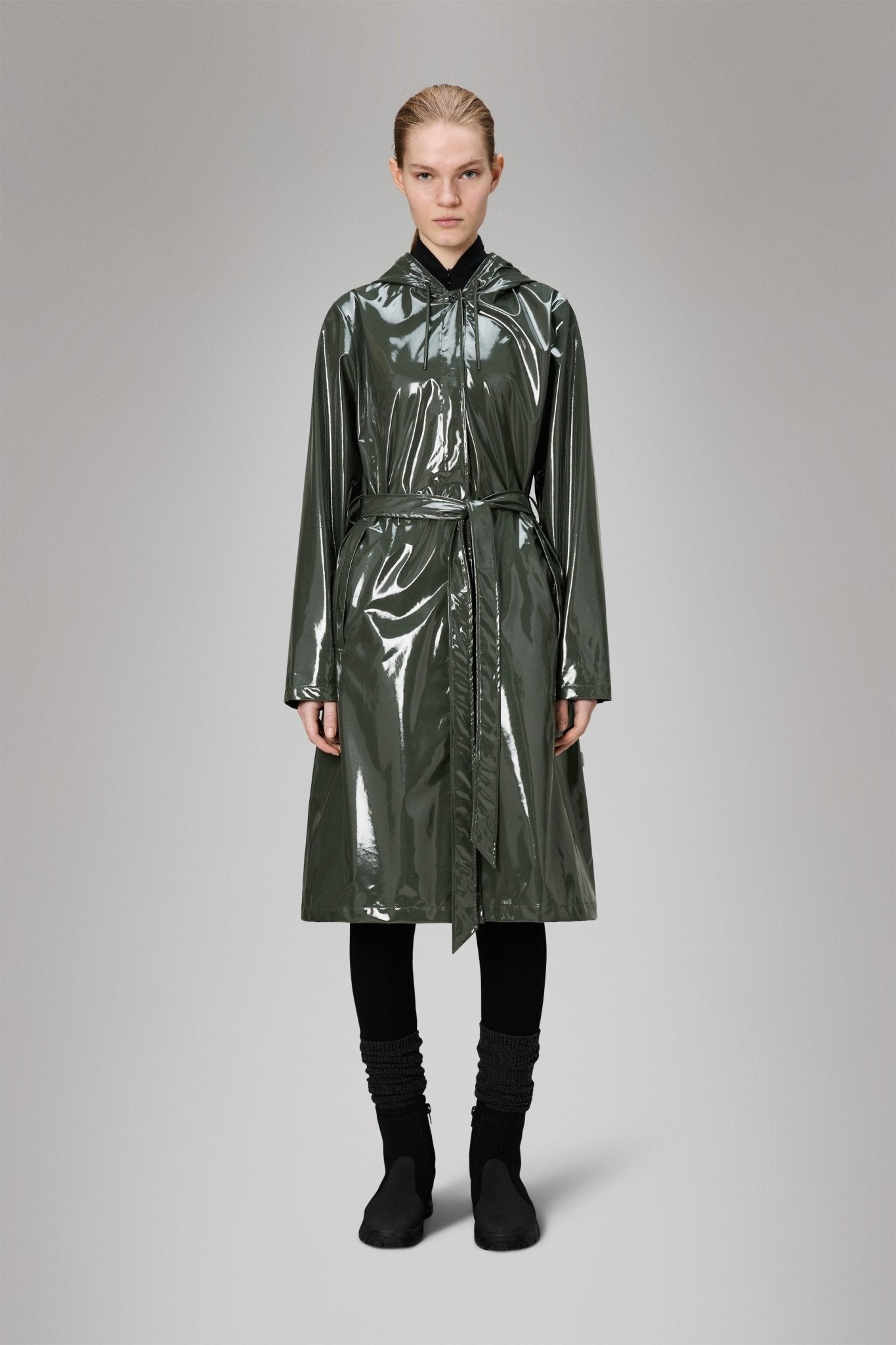 RAINS A - LINE Longer W Jacket W3 - Boutique Bubbles