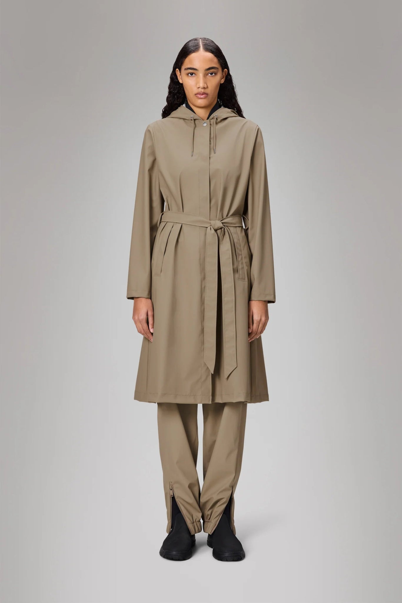 RAINS A - LINE Longer W Jacket W3 - Boutique Bubbles