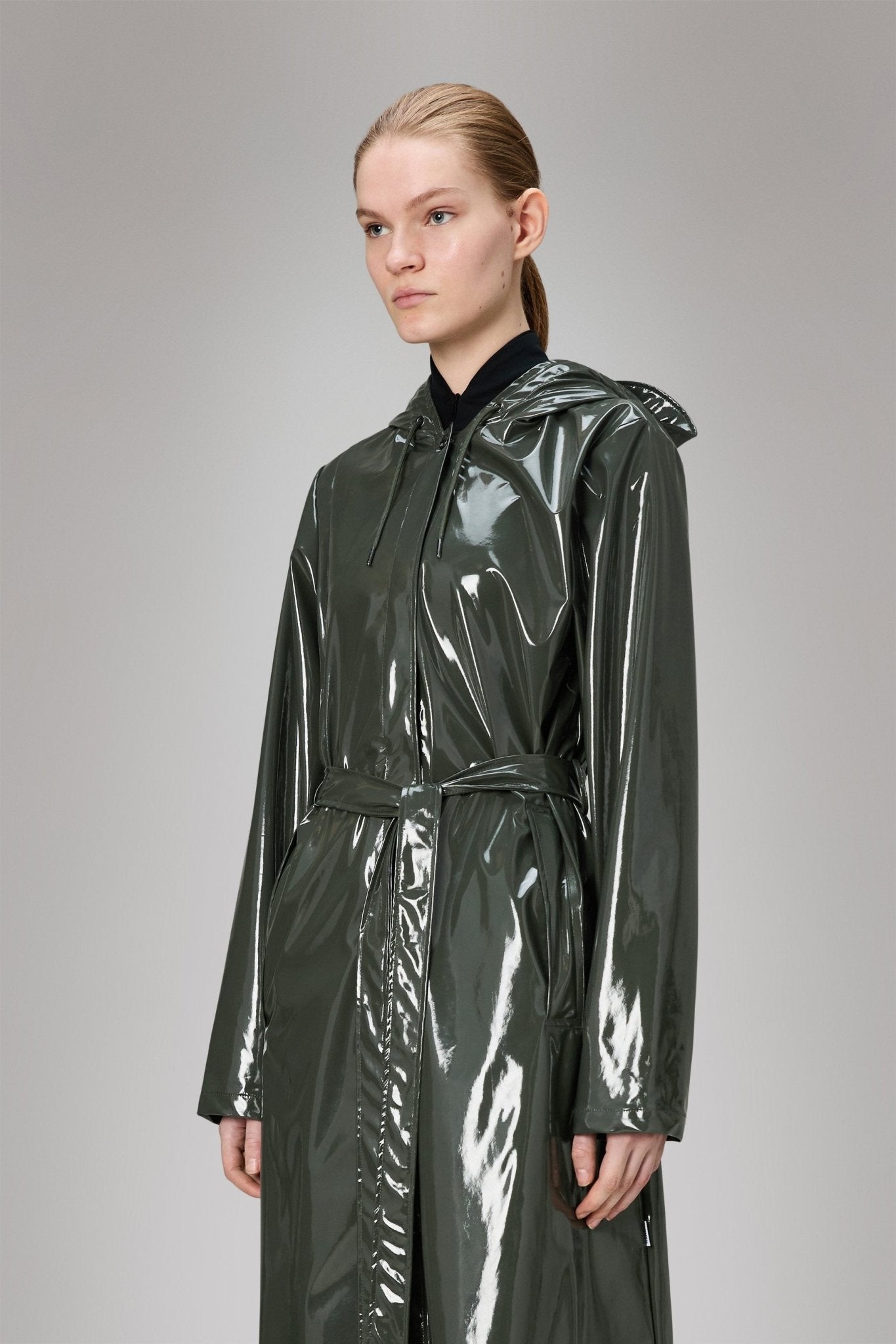 RAINS A - LINE Longer W Jacket W3 - Boutique Bubbles