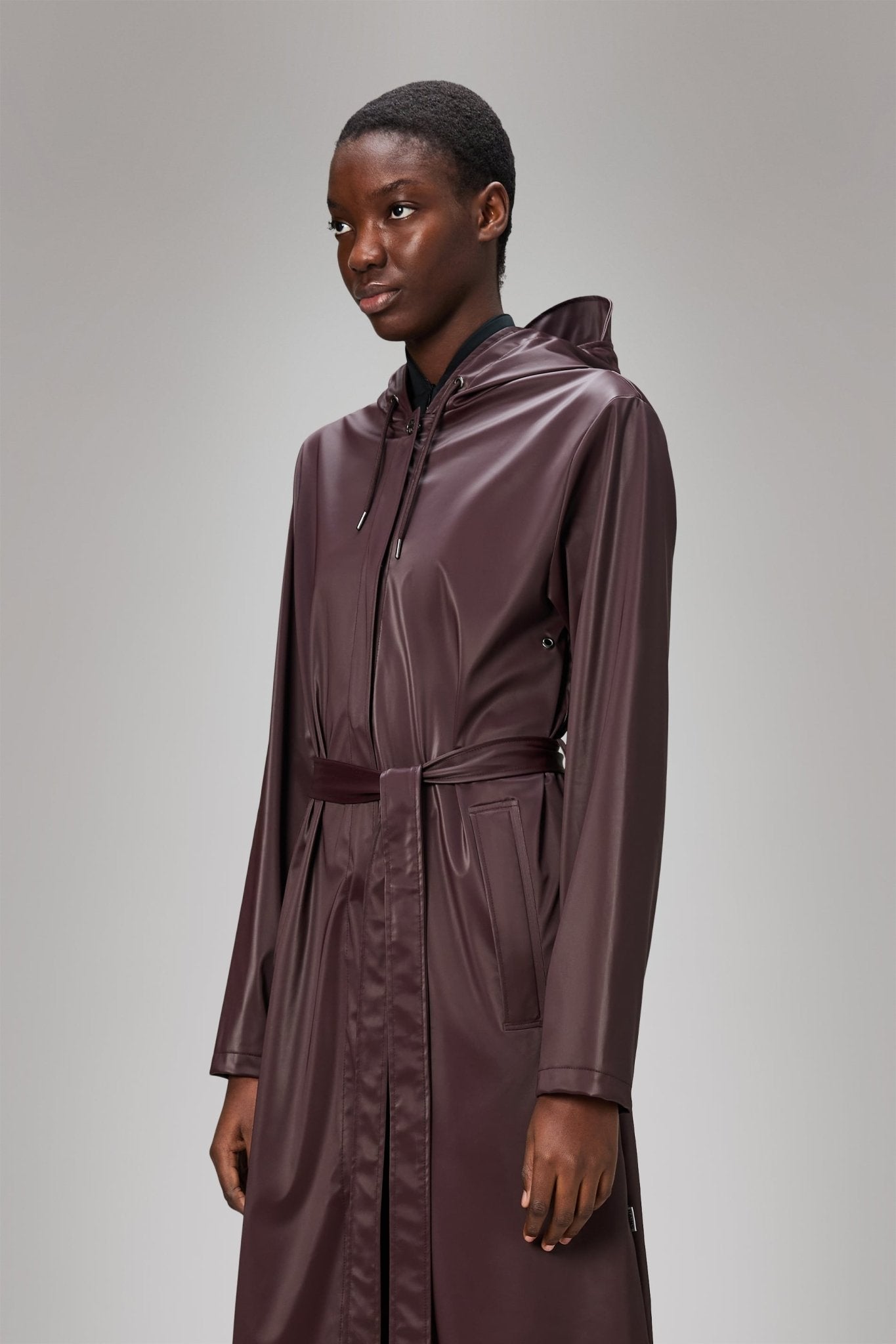 RAINS A - LINE Longer W Jacket W3 - Boutique Bubbles
