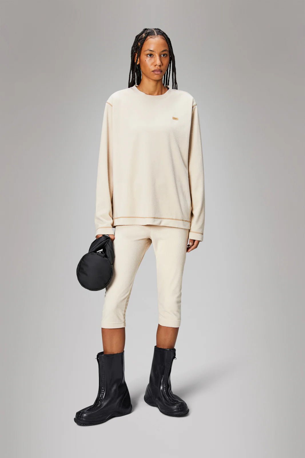 RAINS ADDIS Fleece Crewneck - Boutique Bubbles