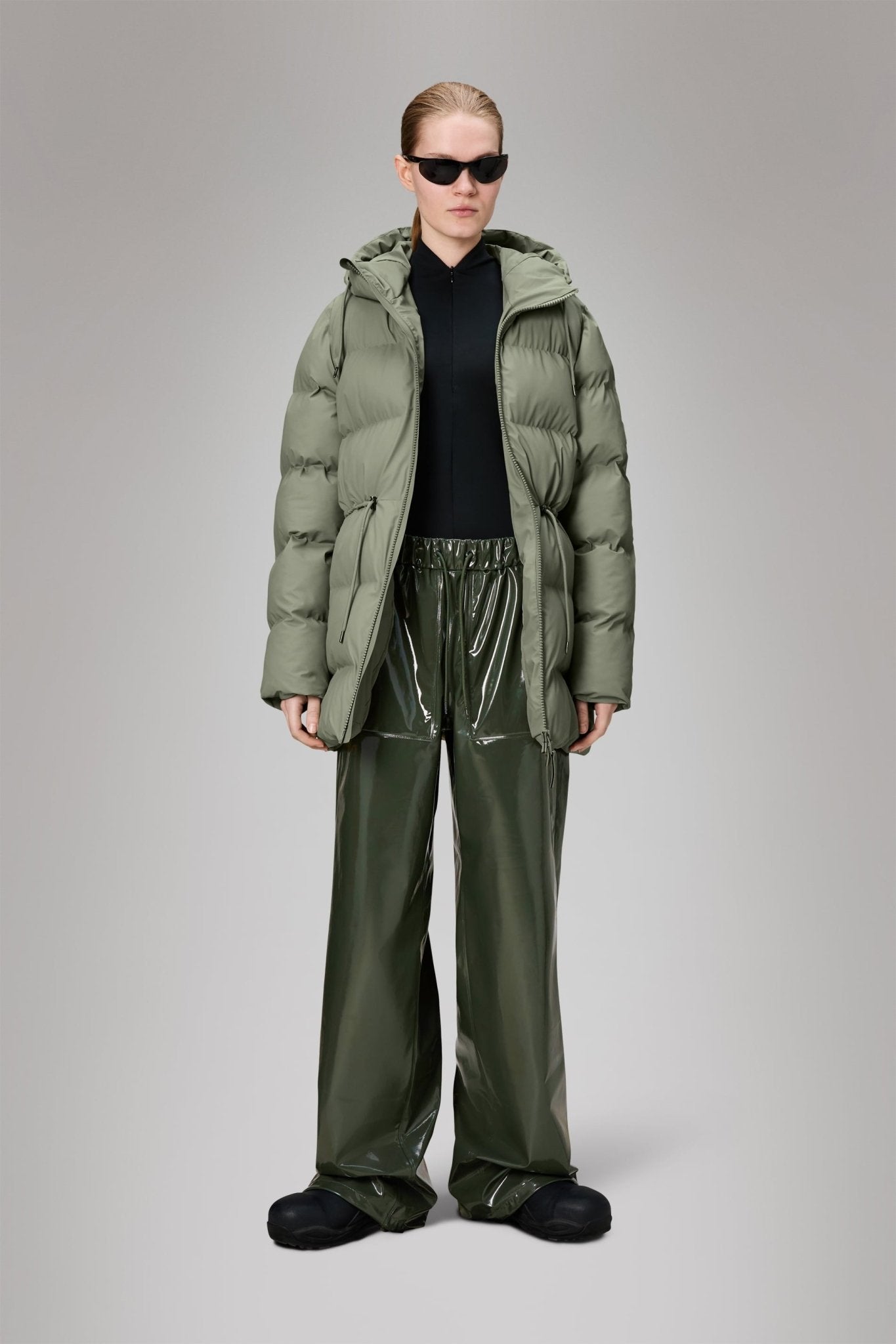 RAINS ALTA Long Puffer String W Jacket W3T4 - Boutique Bubbles