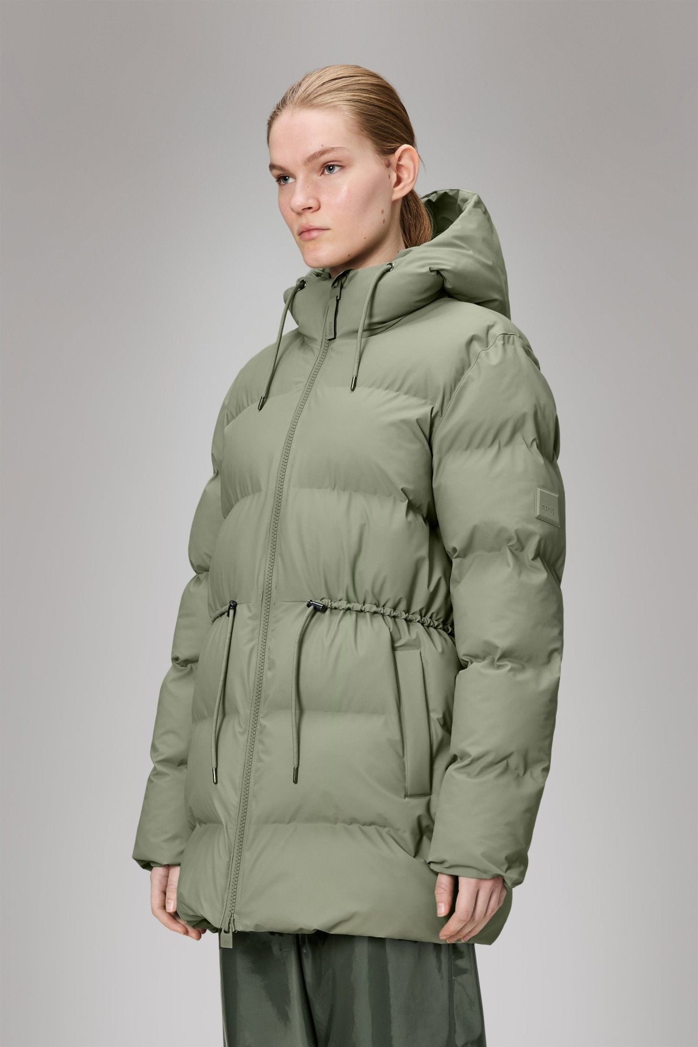 RAINS ALTA Long Puffer String W Jacket W3T4 - Boutique Bubbles