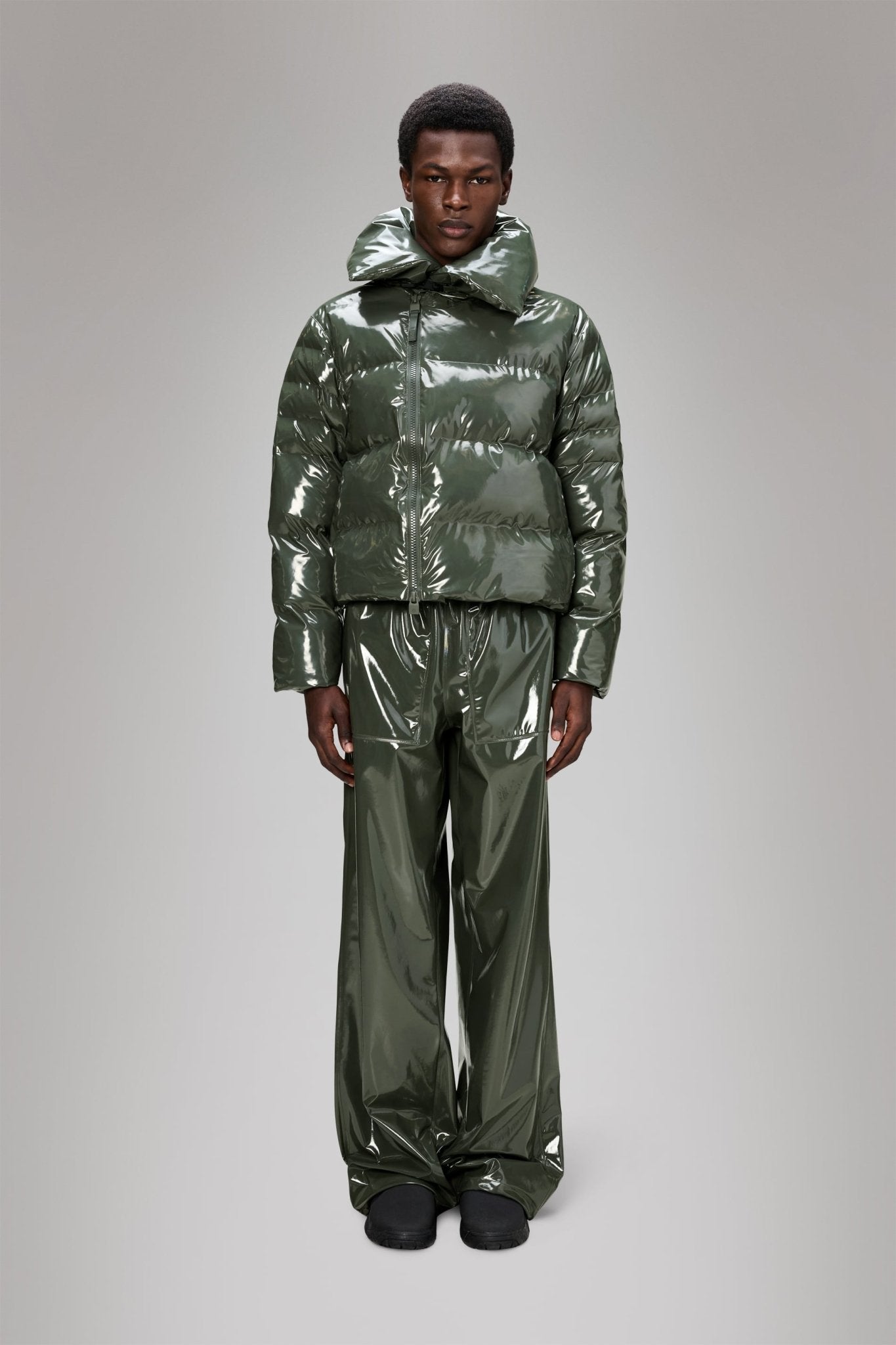 RAINS - Alta Vision Short Puffer Jacket W3T3 - Boutique Bubbles