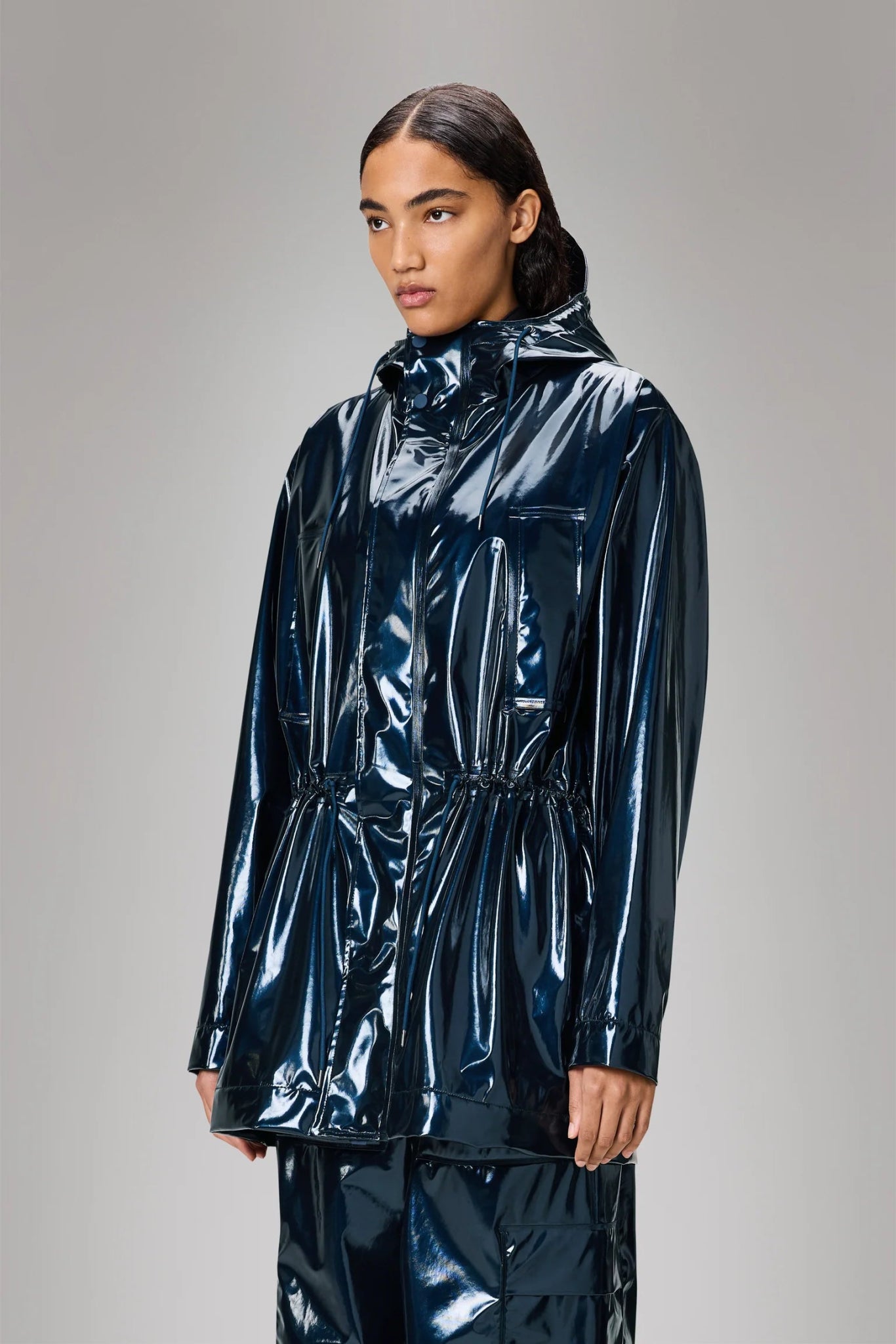 RAINS Bold Long Jacket W3 - Boutique Bubbles