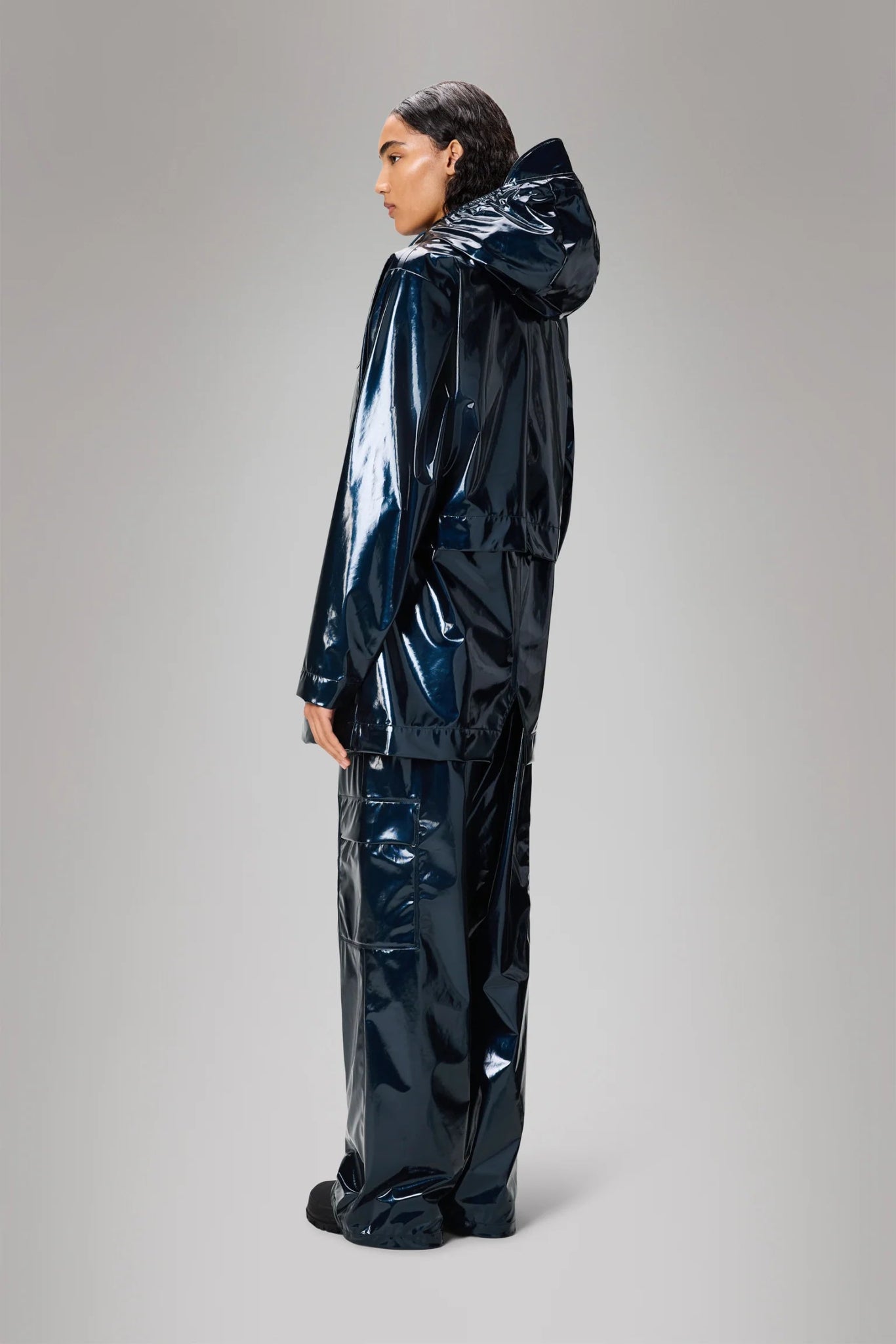 RAINS Bold Long Jacket W3 - Boutique Bubbles